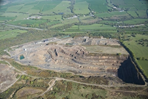 United Kingdom Scenic Landscapes Drucke: Clay Pit, Dartmoor, Devon, England, United Kingdom, Europe