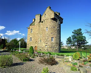 Schloss Drucke: Klappottschloss in Broughty-Ferry nahe Dundee im Hochland von Schottland im Vereinigten Königreich
