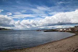 Klarer Sturm in Broughty Ferry, Dundee, Schottland Großbritannien Europa