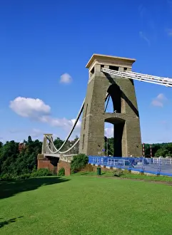 Clifton-Hängebrücke Drucke: Kliffonsbrücke über den Avontal in Bristol
