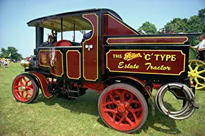 Industrial Heritage Sites Drucke: Close-up of traction engine, England, United Kingdom, Europe