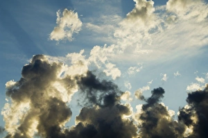 Lefkada Greece Drucke: Clouds and sunset at Nidri