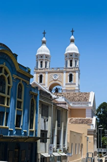 Latin American Cultural Heritage Drucke: Colonial buildings in Florianopolis, Santa Catarina State, Brazil, South America