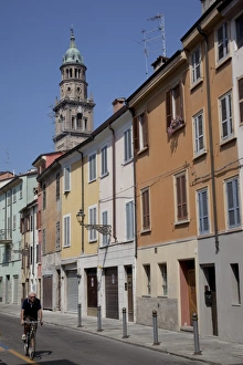 Parma Italy Drucke: Colourful architecture, Parma, Emilia Romagna, Italy, Europe