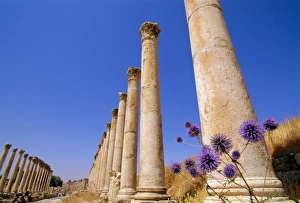 Jordanian Historical Landmarks Drucke: Columns of the Cardo