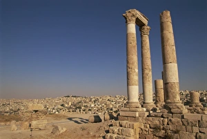 Jordanian Historical Landmarks Drucke: Columns and ruins