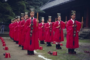 South Korea Temples Drucke: Confucian ceremony