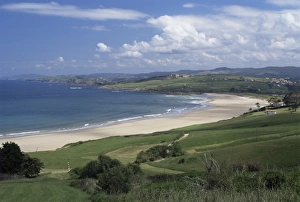 Colourful Beach Scene Drucke: Costa Verde