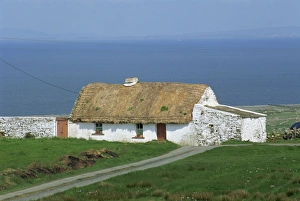 Thatched Cottage Ireland Drucke: Croft near Doolin
