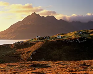 Great Britain Coastline Images Drucke: Croftship of Elgol