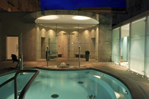 Avon River England Drucke: Cross Bath, Thermae Bath Spa, Bath, Avon, England, United Kingdom, Europe