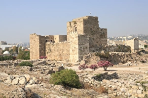 Ritterburg Schloss, Antike Ruinen in Byblos im UNESCO-Welterbegebiet von Jbaïl