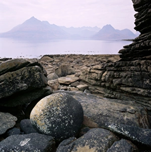 European Coastline View Drucke: The Cuillins from Elgol