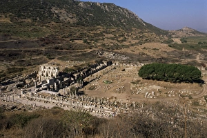 Asia Minor Landmarks Drucke: Curetes Way and Library of Celsus