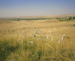 Remote Travel Destinations USA Drucke: Custers Last Stand battlefield