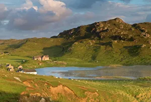Küste von Dalbeg Insel Lewis Äußere Hebriden Schottland Vereinigtes Königreich Europa