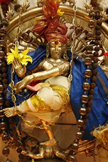 Bildhauerei Drucke: Tanzender Shiva-Nataraja-Statue in Paris, Frankreich, Europa