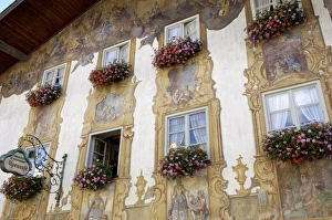 Bavarian Architecture Styles Drucke: Decorated buildings