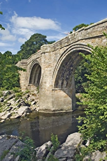 Teufelsbrücke in Kirkby Lonsdale im Landkreis Cumbria in England und Großbritannien auf der Insel Europa