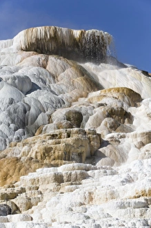 Travel Destinations USA Drucke: Devil's Thumb, Mammoth Hot Springs