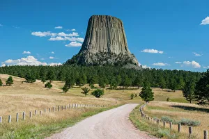Rural Landscape Photography Drucke: Devils Tower National Monument, Wyoming, United States of America, North America