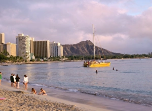 American Travel Destinations Drucke: Diamond Head