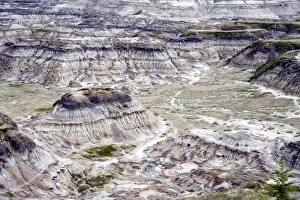 Canadian UNESCO World Heritage Site Drucke: Dinosaur Valley, Drumheller, Alberta, Canada, North America