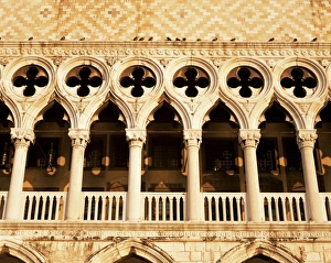 Italian Renaissance Palaces Drucke: Detail of the Doges Palace