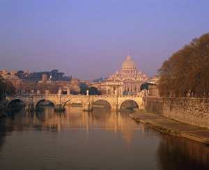 Vatican Cityscape Drucke: Dome of St