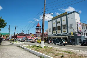 Zentrum von Georgetown in Südamerika (Guyana)