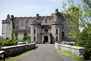 Schloss Drucke: Schloss Dunvegan, Isle of Skye, Schottland, Vereinigtes Königreich, Europa.