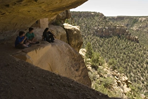 Rock Cliff Landscape Photography Drucke: Eagle Nest House