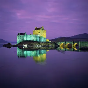 United Kingdom Architecture Drucke: Eilean Donan castle