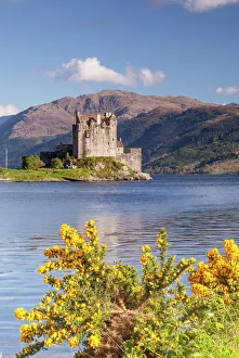 Die Eilean-Donn-Kastele und der Loch-Duich in den Hochlanden von Schottland im Vereinigten Königreich Europa