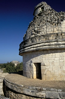 Mexican Cultural Heritage Site Drucke: El Caracol