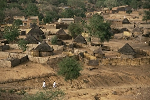 Drucke von El Geneina ist Teil von Darfur in Westsudan und Südsudan im afrikanischen Kontinent Sudan Drucke: El Geneina ist eine Stadt im Westlichen Sahara