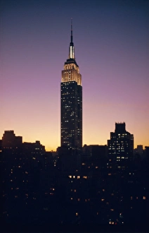 USA Tourist Attraction Drucke: The Empire State Building