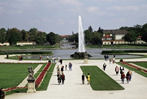German Palace Architecture Drucke: Entrance grounds