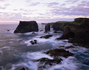 United Kingdom Beach Scenes Drucke: Eshaness Cliffs