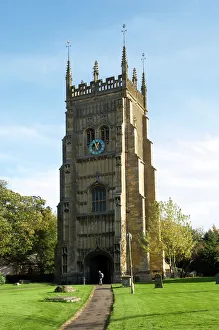 Drucke von Evasham Abbei Glockenturm Evasham , West Midlands , Vereinigtes Königreich Europäische Union Worcestershire Drucke: Abbas von Eveshams Glockenturm in der Abtei von Evesham im Vereinigten Königreich Großbritannien und Nordirland