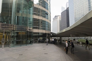 Hong Kong Cityscape Photography Drucke: Exchange Square, Central district, Hong Kong, China, Asia