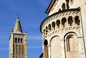 Emilia Romagna Travel Guide Drucke: Exterior of the Duomo, Parma, Emilia Romagna, Italy, Europe