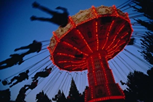 United Kingdom Tourist Attraction Drucke: Fairground ride
