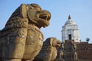 Traditional Nepalese Architecture Drucke: Fasidega Temple, Durbar Square