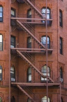 Contemporary Architecture Photos Drucke: Fire escapes