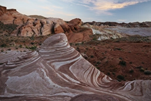 US Geological Features Drucke: The Fire Wave, Valley of Fire State Park, Nevada, United States of America, North America
