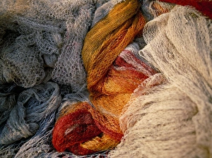 Aegean Islands Europe Drucke: Fishing nets