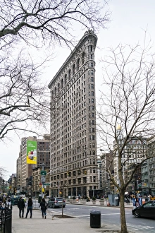 US Travel Destinations Drucke: Flatiron Building, Madison Square, New York City, United States of America, North America