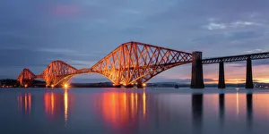 Bergbrücke von Forth (Weltkulturerbe der UNESCO), Schottland im Vereinigten Königreich in Europa