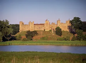 Framlinghamer Schloss in Südfolkland im Vereinigten Königreich von Großbritannien und Nordirland